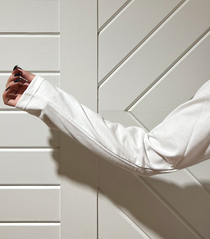 【a-jolie】パールサングラスプリントロングTシャツ★☆AJ-180533