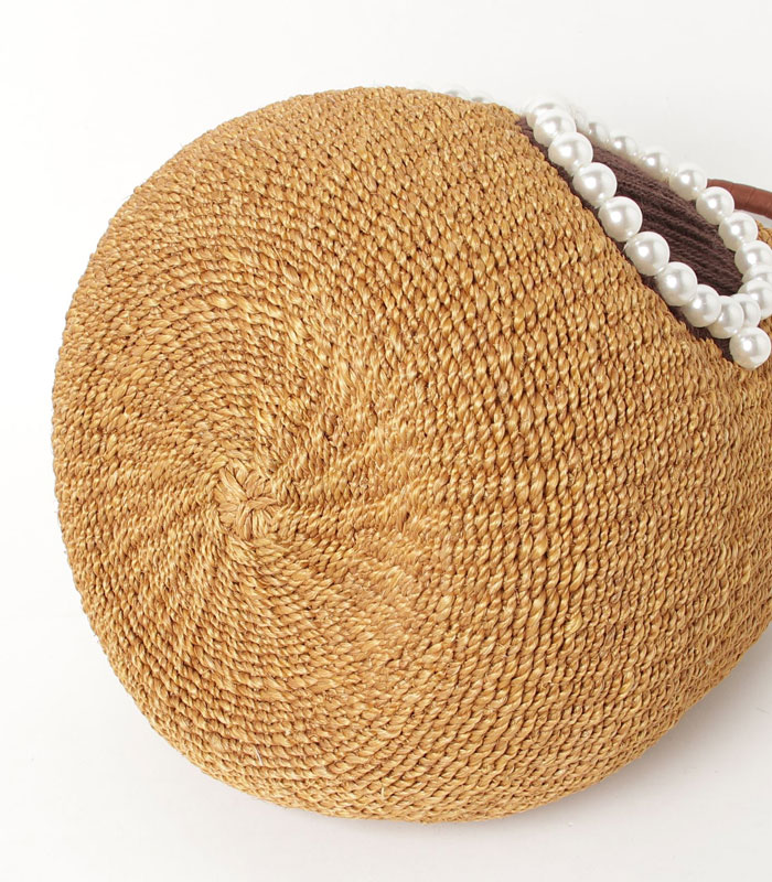 【a-jolie】パールサングラスカラーカゴバッグ(大)★☆SI-2403