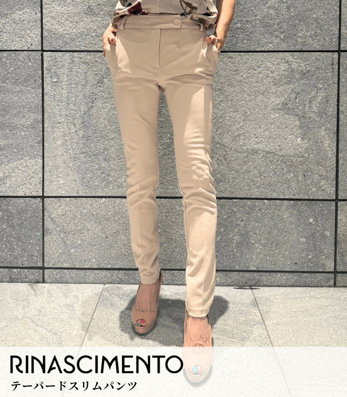 【RINASCIMENTO】テーパードスリムパンツ★ITRIN130134
