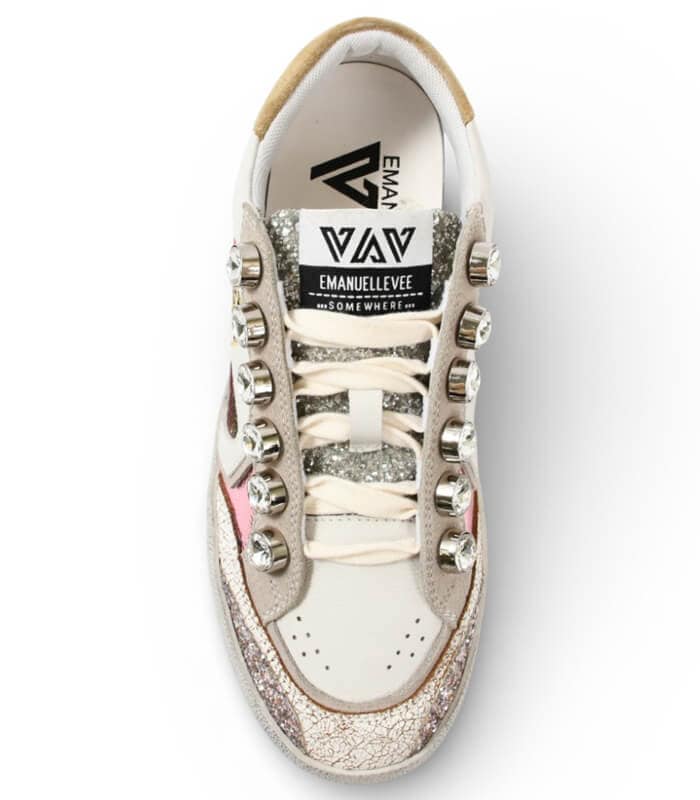 【EMANUELLE VEE】異素材スニーカー★90020