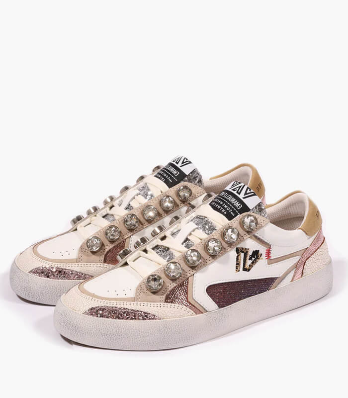 【EMANUELLE VEE】異素材スニーカー★90020