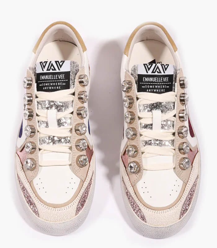【EMANUELLE VEE】異素材スニーカー★90020