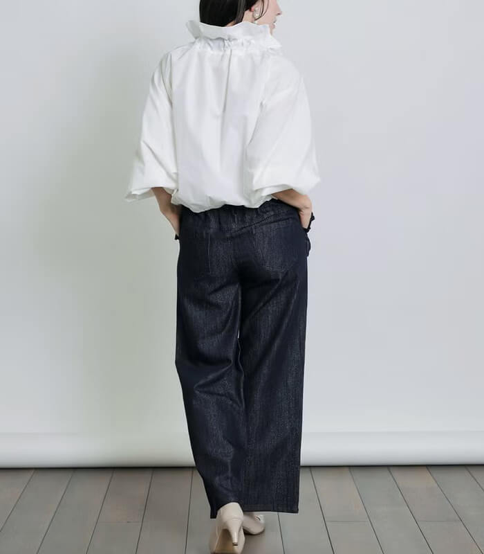 PICCIN】ザビエルビッグカラーグログランリボンブラウス144610 | WEAR