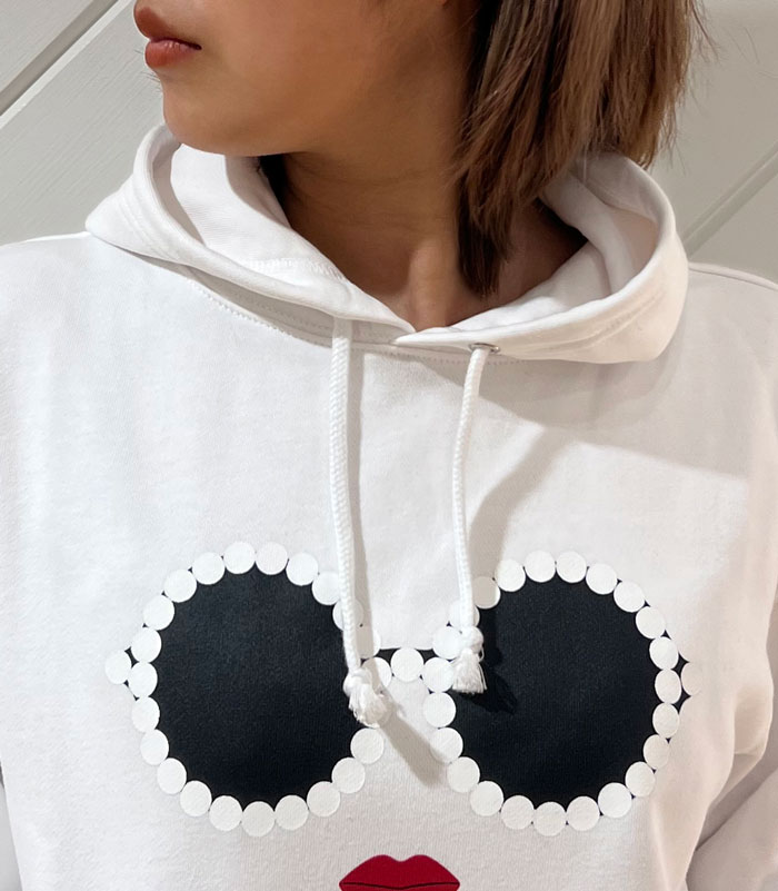 a-jolie】パールサングラスプリントパーカーAJ-180535 | WEAR