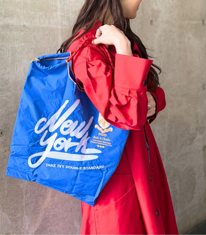 【SALE】【DOUBLE STANDARD CLOTHING】NewYorkロゴデザインショッピングバッグM□☆0400-007-251