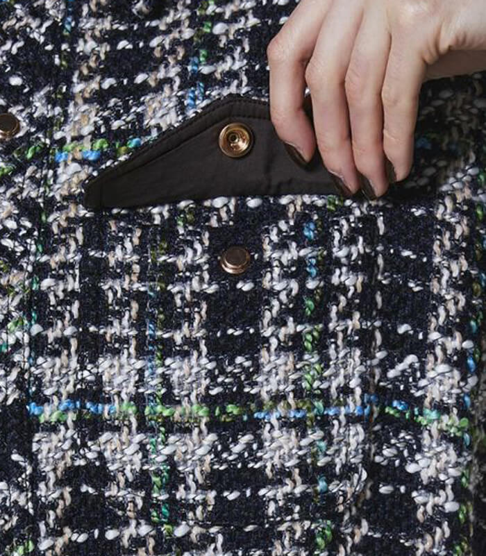 【DOUBLE STANDARD CLOTHING】MIXツイードジャケット★☆0205-080-261