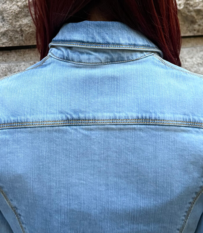 【FLY GIRL】ブローチ付きデニムジャケット★☆IT6533-24