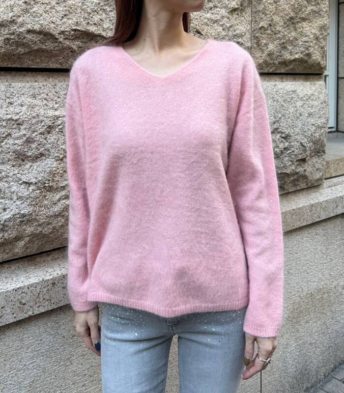 【SALE】【Desert Rose】Vネックプルオーバーニット▼☆BDKT-72