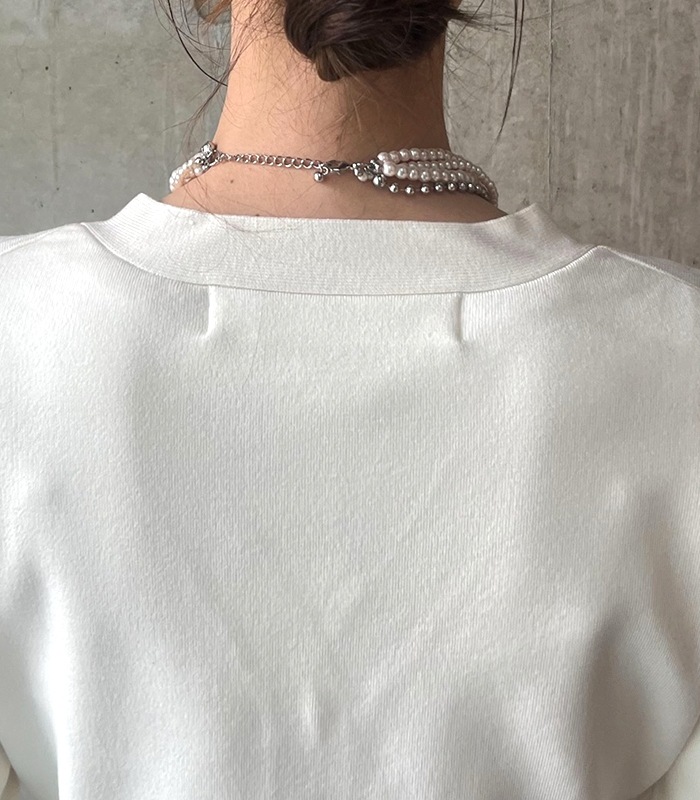 【PICCIN PERLA】ハートボタンペプラムカーディガン★☆904500