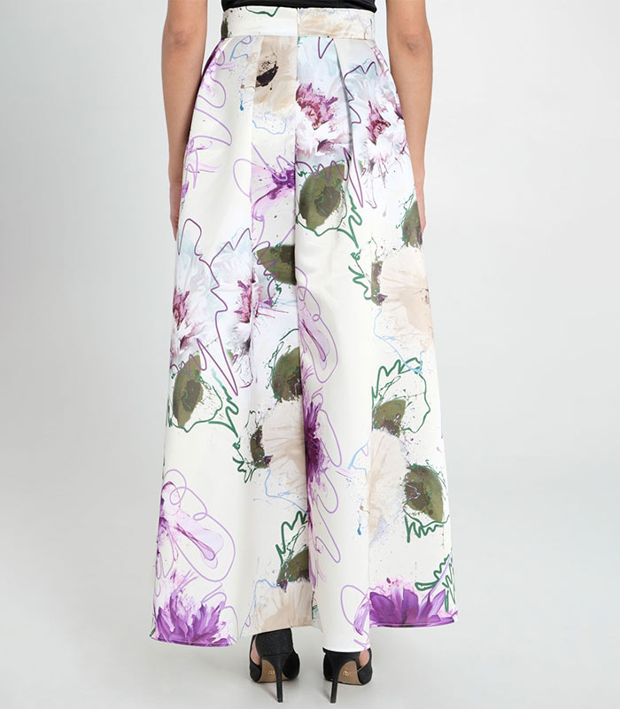 【SALE】【Rinascimento】フラワーペイントフレアスカート●RIN119852