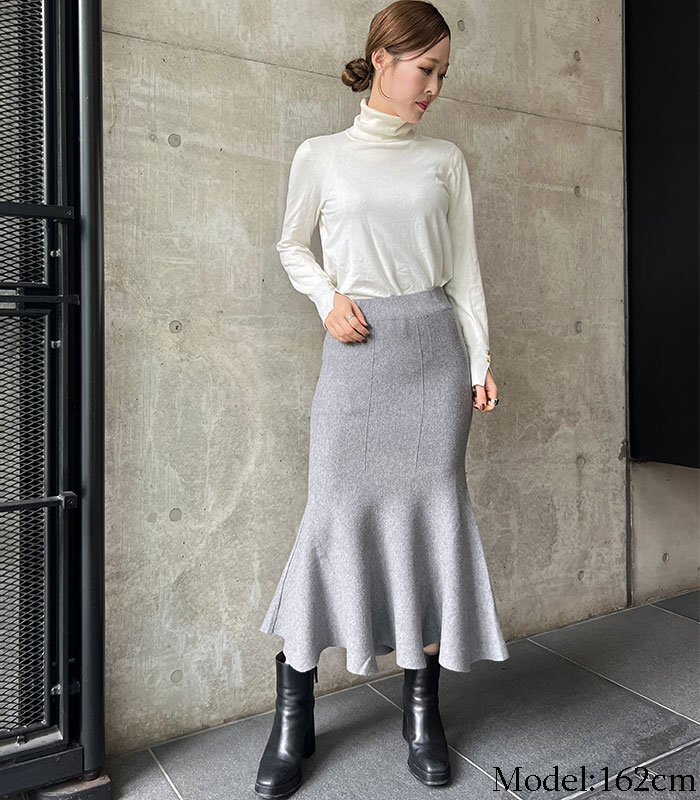 【SALE】【Desert Rose】ミラノリブロングマーメイドスカート●TSK-134