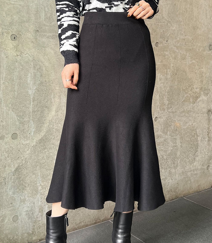 【SALE】【Desert Rose】ミラノリブロングマーメイドスカート●TSK-134