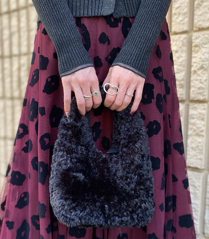 【a-jolie】エコファートライアングルミニハンドバッグ★☆POT27N