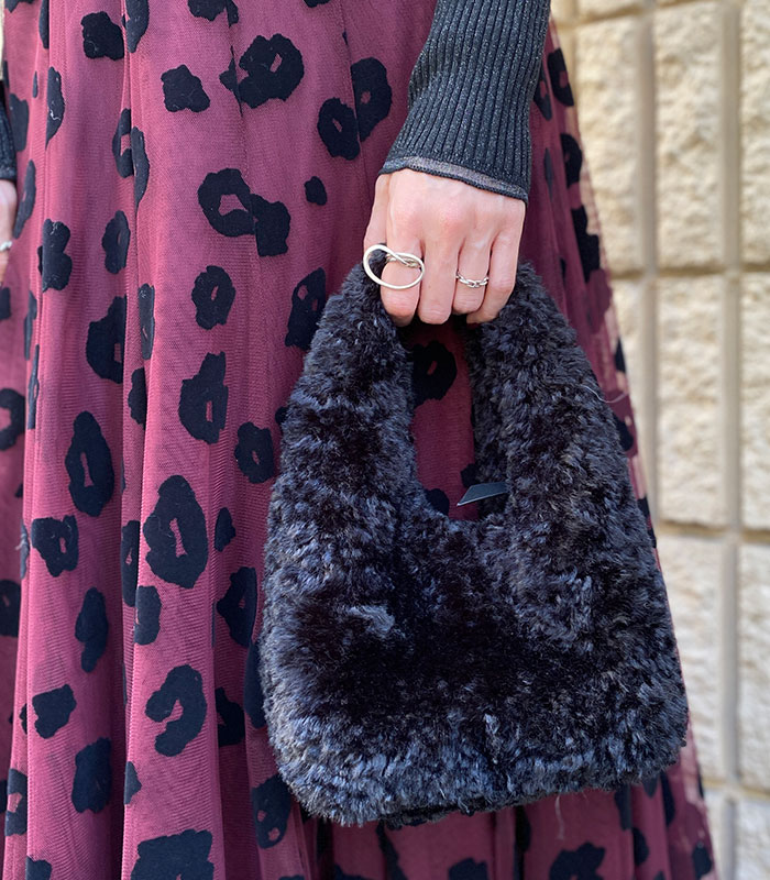 【a-jolie】エコファートライアングルミニハンドバッグ★☆POT27N