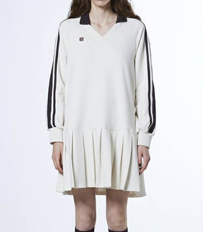 【DOUBLE STANDARD CLOTHING/ESSENTIAL】プリーツジャージワンピース★☆2501-030-261