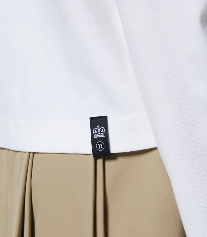 【DOUBLE STANDARD CLOTHING】オリジナルロゴ フライスロングTシャツ★☆0208-070-261