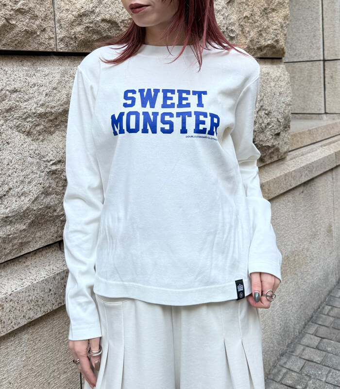 【DOUBLE STANDARD CLOTHING】オリジナルロゴ フライスロングTシャツ★☆0208-070-261