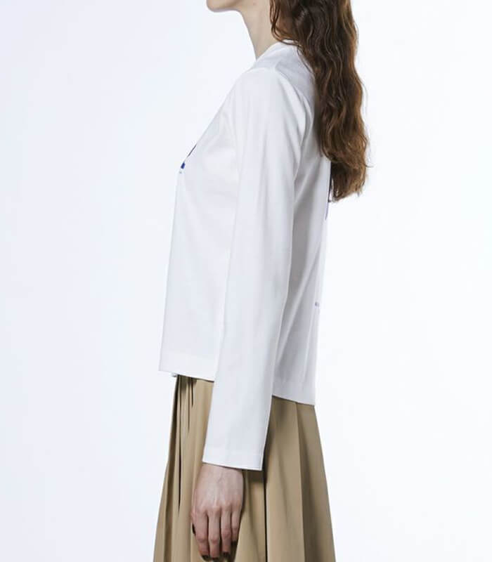 【DOUBLE STANDARD CLOTHING】オリジナルロゴ フライスロングTシャツ★☆0208-070-261