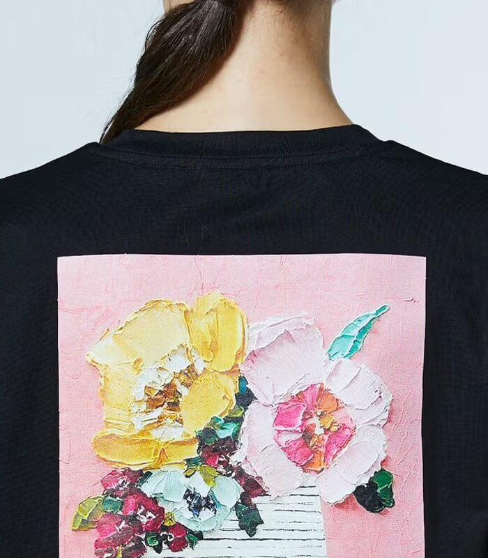 【DOUBLE STANDARD CLOTHING】フラワープリント 天竺Tシャツ★☆0208-510-261