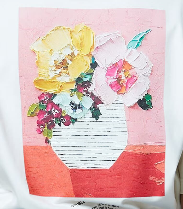 【DOUBLE STANDARD CLOTHING】フラワープリント 天竺Tシャツ★☆0208-510-261