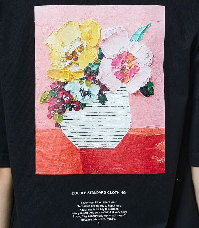 【DOUBLE STANDARD CLOTHING】フラワープリント 天竺Tシャツ★☆0208-510-261