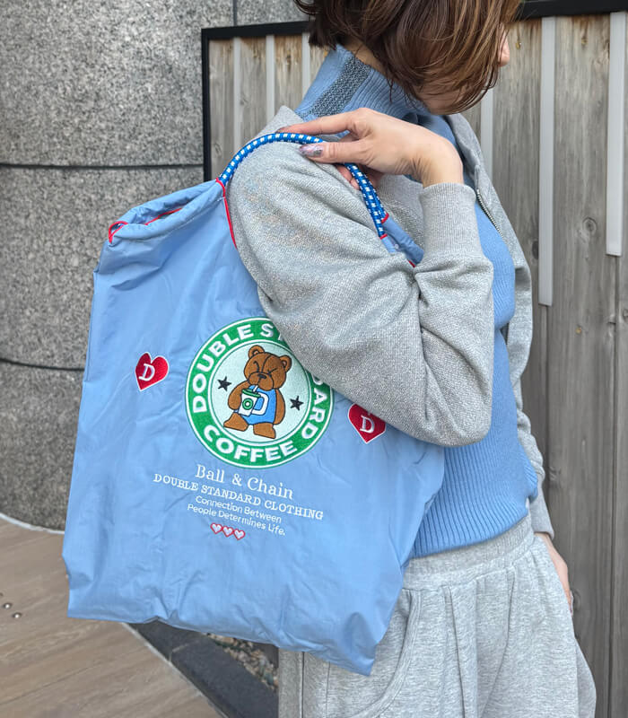 【DOUBLE STANDARD CLOTHING】コーヒーベア ミニショッピングバッグ★☆0400-002-261