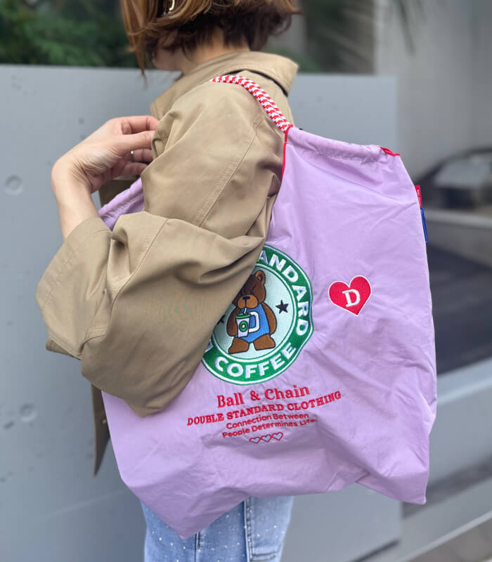 【DOUBLE STANDARD CLOTHING】コーヒーベア ミニショッピングバッグ★☆0400-002-261