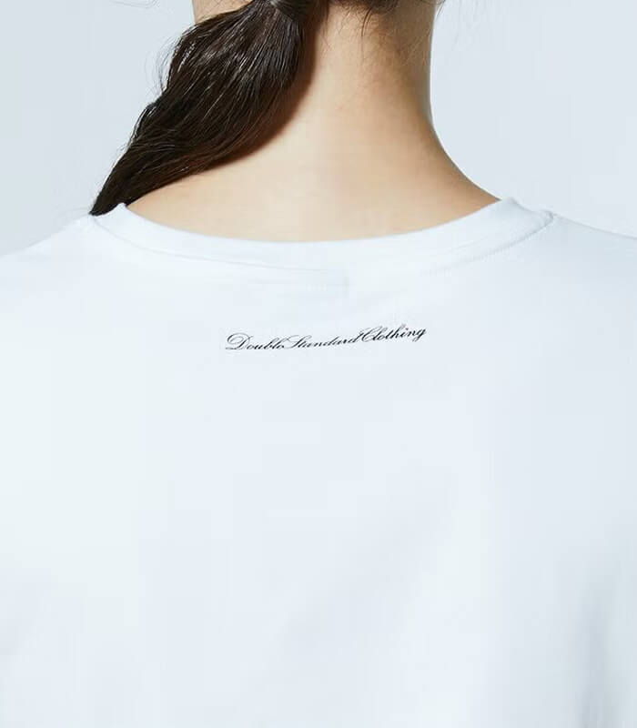 【DOUBLE STANDARD CLOTHING/ESSENTIAL】ウエストサイドタックTシャツ★2508-250-261