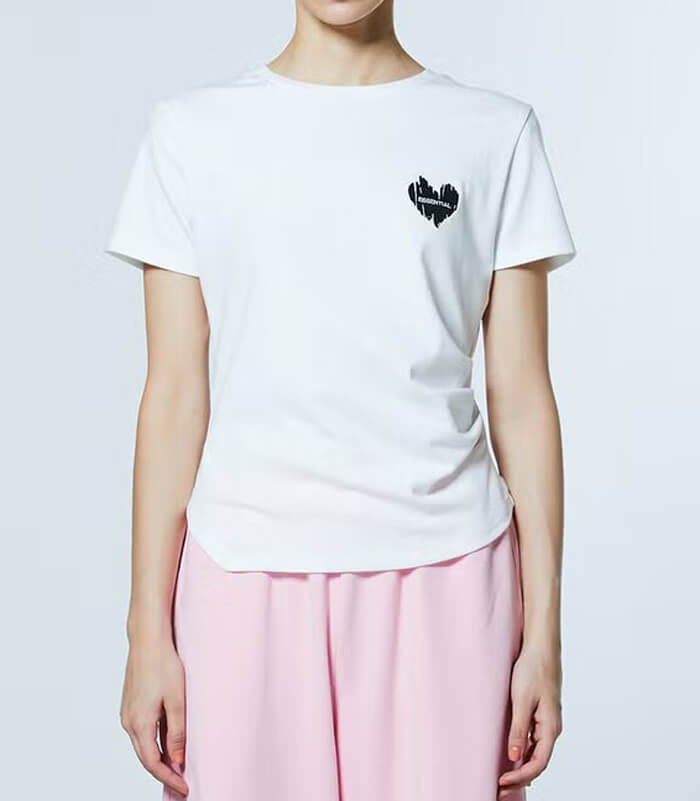 【DOUBLE STANDARD CLOTHING/ESSENTIAL】ウエストサイドタックTシャツ★2508-250-261