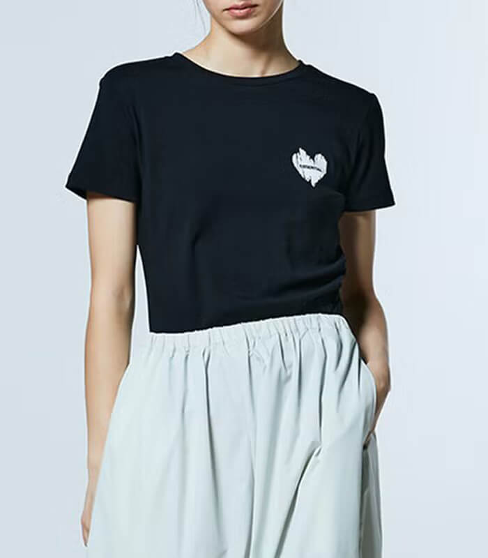 【DOUBLE STANDARD CLOTHING/ESSENTIAL】ウエストサイドタックTシャツ★2508-250-261