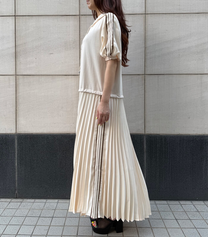 【DESERT ROSE】サイド3ラインワンピース★☆BDOP-38