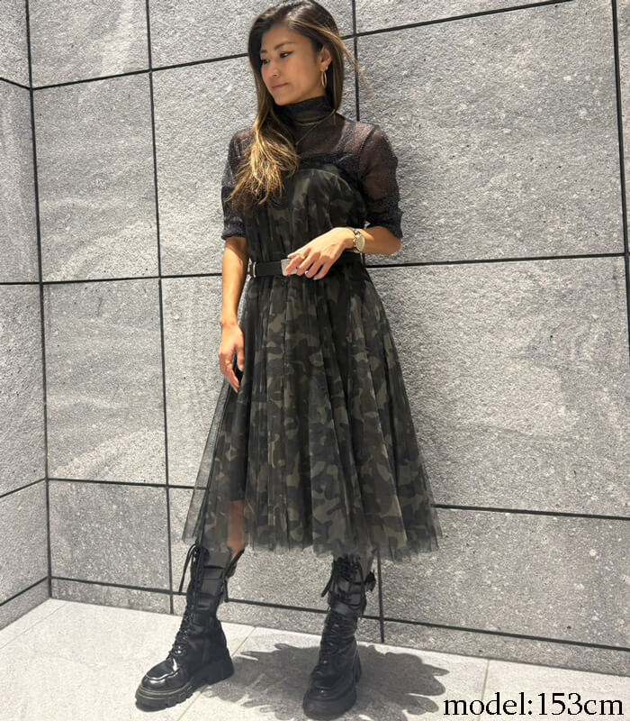 TRANOI】迷彩柄チュールスカート182R516 | WEAR,スカート | DESERT ROSE