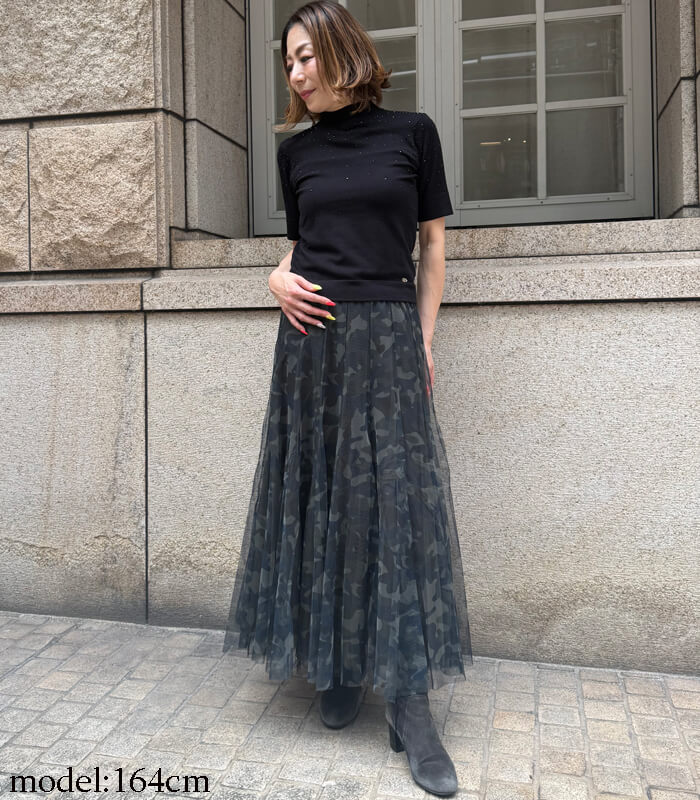 TRANOI】迷彩柄チュールスカート182R516 | WEAR,スカート | DESERT ROSE