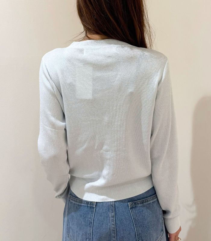 【PICCIN PERLA】パールボタンVネックカーディガン★☆901120