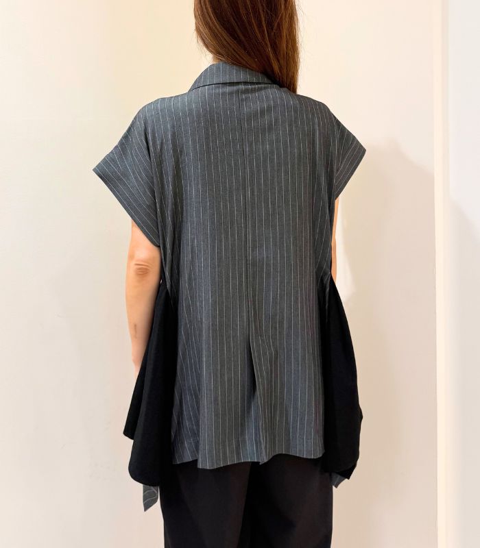 【GALENA】サイドバイカラージャケット★☆70052-3101