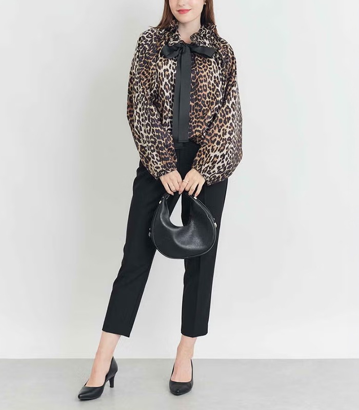 PICCIN】レオパードザビエルブラウス165200 | WEAR,トップス | DESERT ROSE