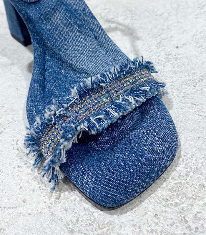 SALE】【ASH】デニムヒールサンダル□☆138665 | SHOES,SANDAL