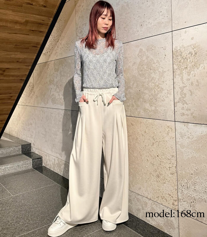 【LUGIVA】イージーワイドパンツ★☆102644