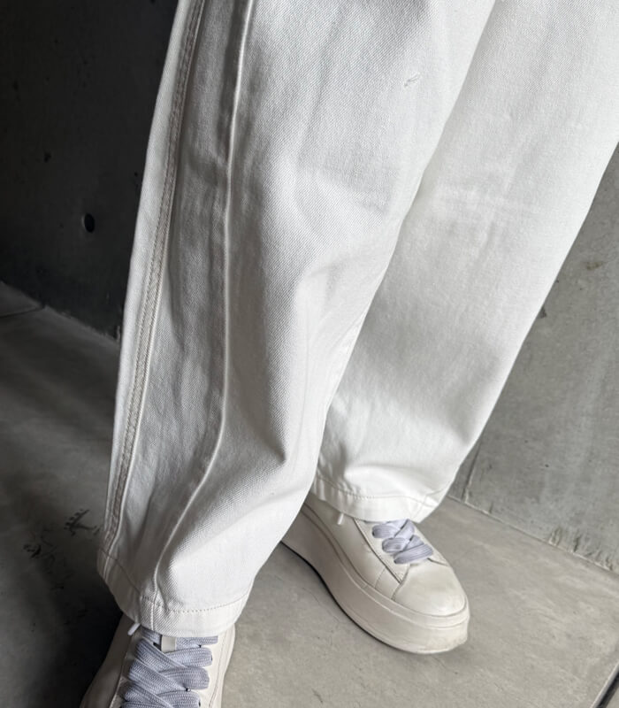 【SALE】【LUGIVA】フリンジデニムパンツ■☆IT102628