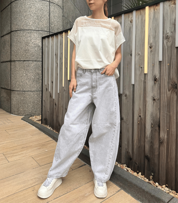 【SALE】【LUGIVA】フリンジデニムパンツ■☆IT102628