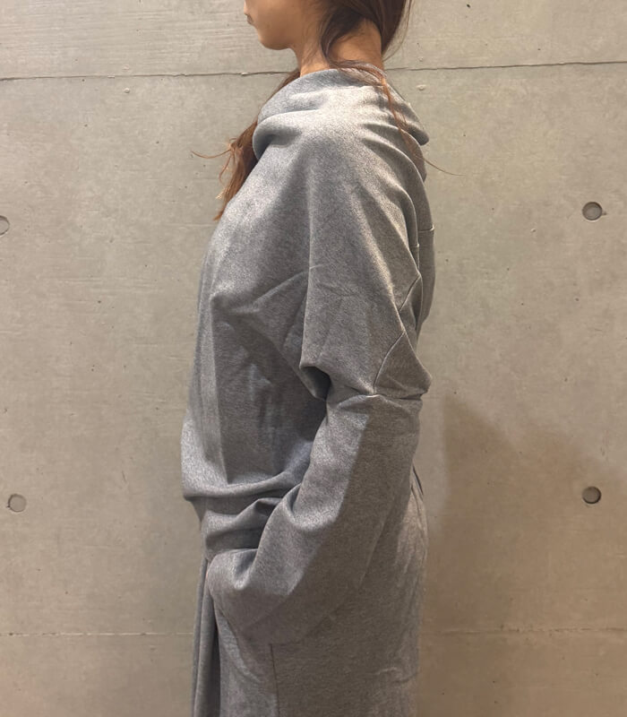 【SUNCOO PARIS】オーバーサイズオフショルダーフリースジャンパー★☆GU09149