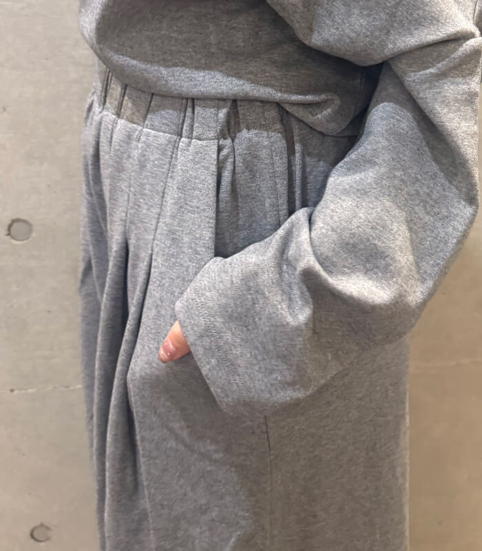 【SUNCOO PARIS】ワイドレッグフリースパンツ★GU04151