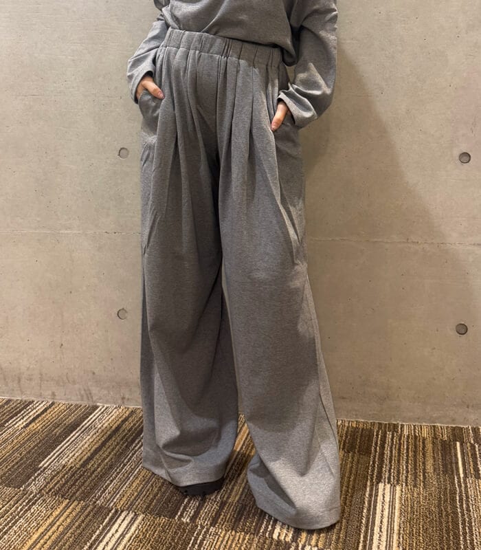 【SUNCOO PARIS】ワイドレッグフリースパンツ★GU04151