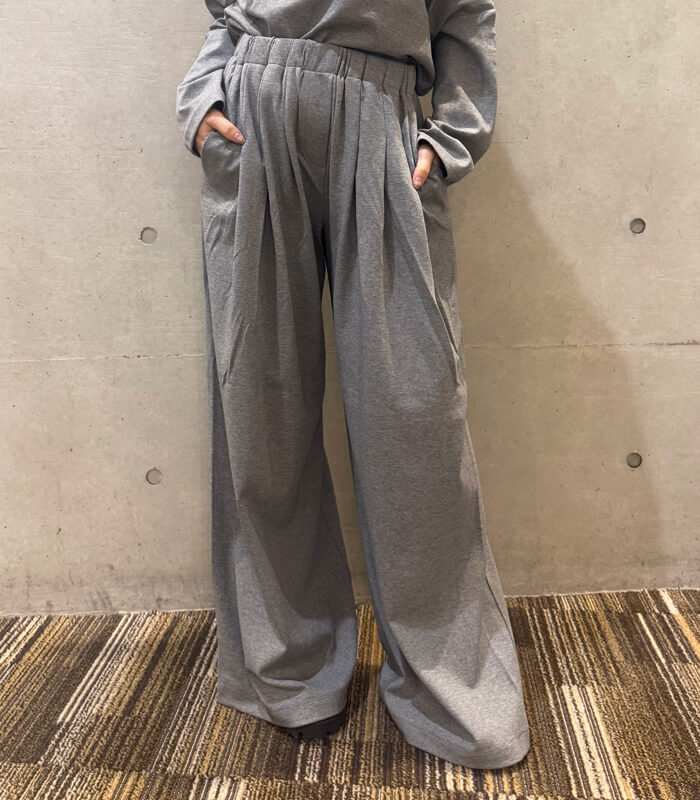 【SUNCOO PARIS】ワイドレッグフリースパンツ★GU04151