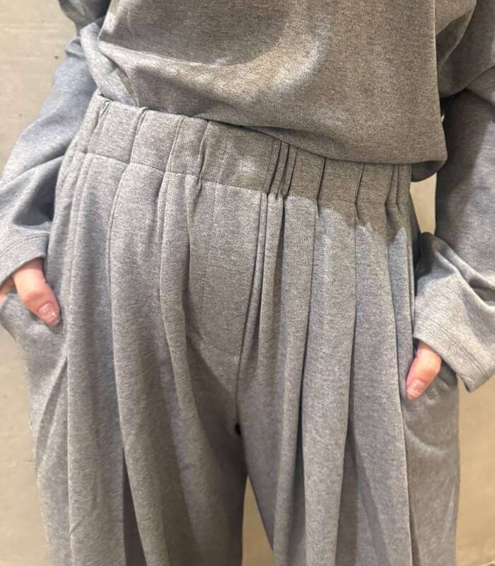 【SUNCOO PARIS】ワイドレッグフリースパンツ★GU04151