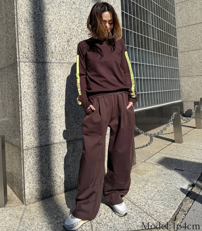 DOS DIOSAS】袖ラインロゴセーターD8580 | WEAR,トップス | DESERT ROSE