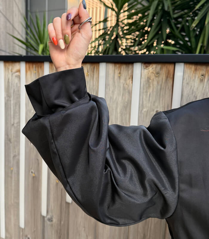 【TOLNERA】ドロストAラインフリルフレアー中綿フーディージャケット★T57160JS