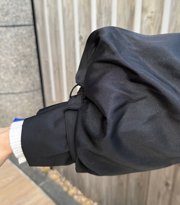 【TOLNERA】ドロストAラインフリルフレアー中綿フーディージャケット★T57160JS