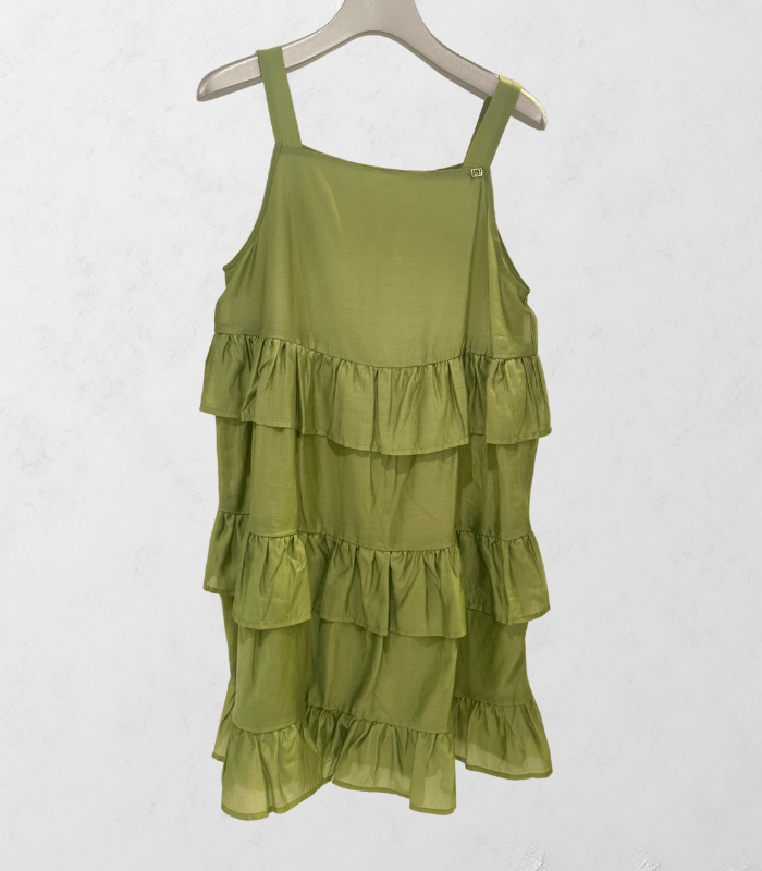 【SALE】【GAUDI】ライトモスリンティアードノースリワンピース■IT611BD15020