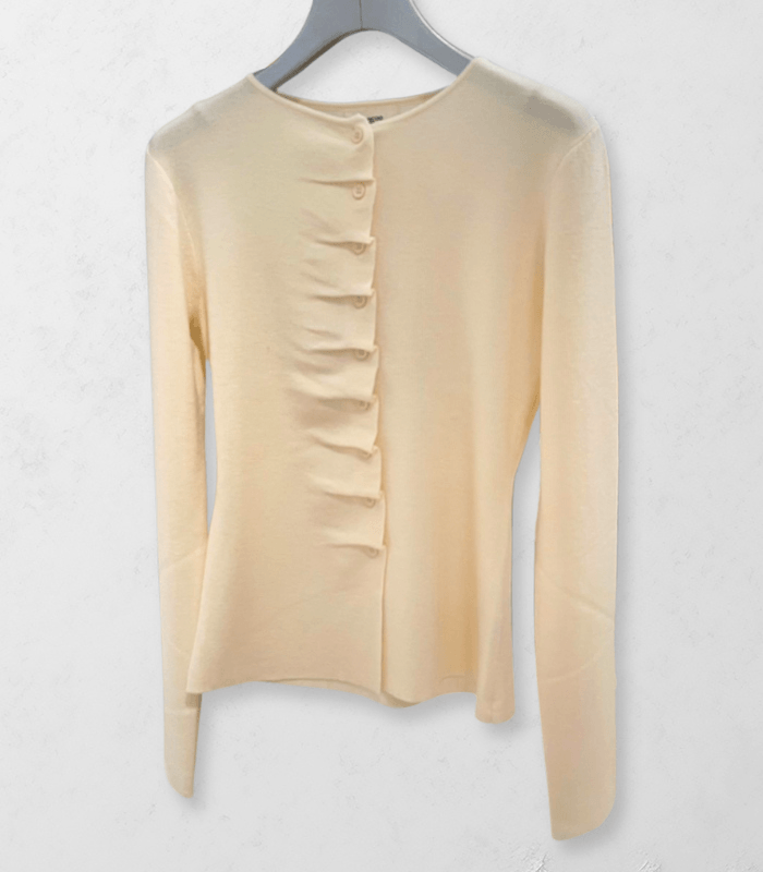 【SUNCOO PARIS】フロントプリーツデザインカーディガン★☆GU02349